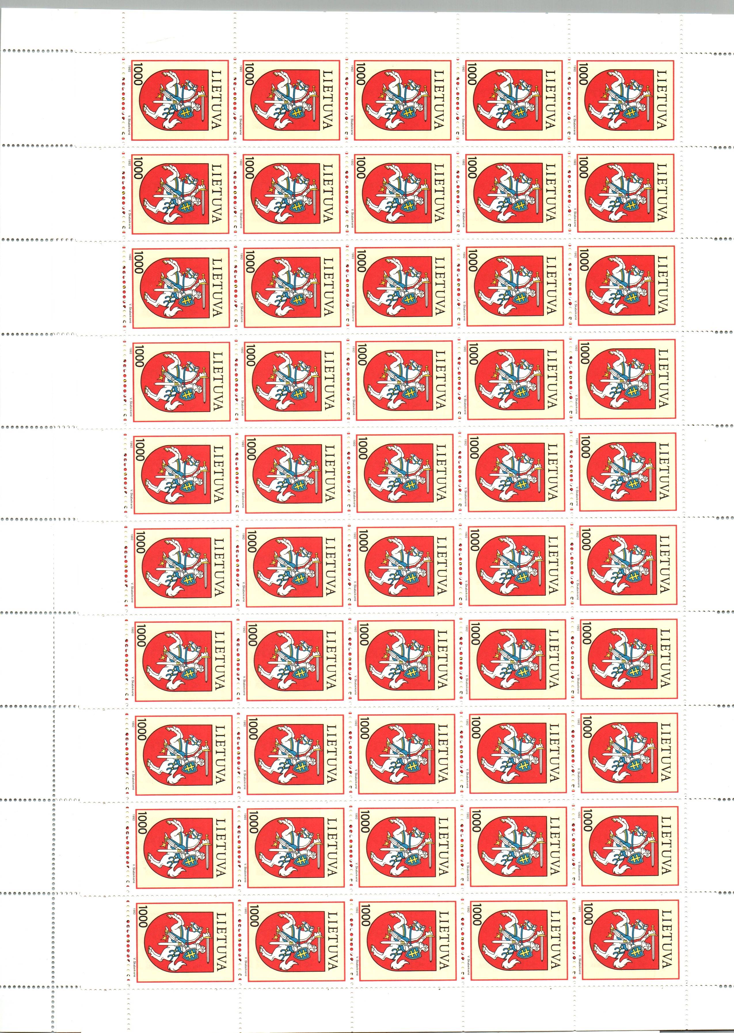 Baltic States Scott 431-4 